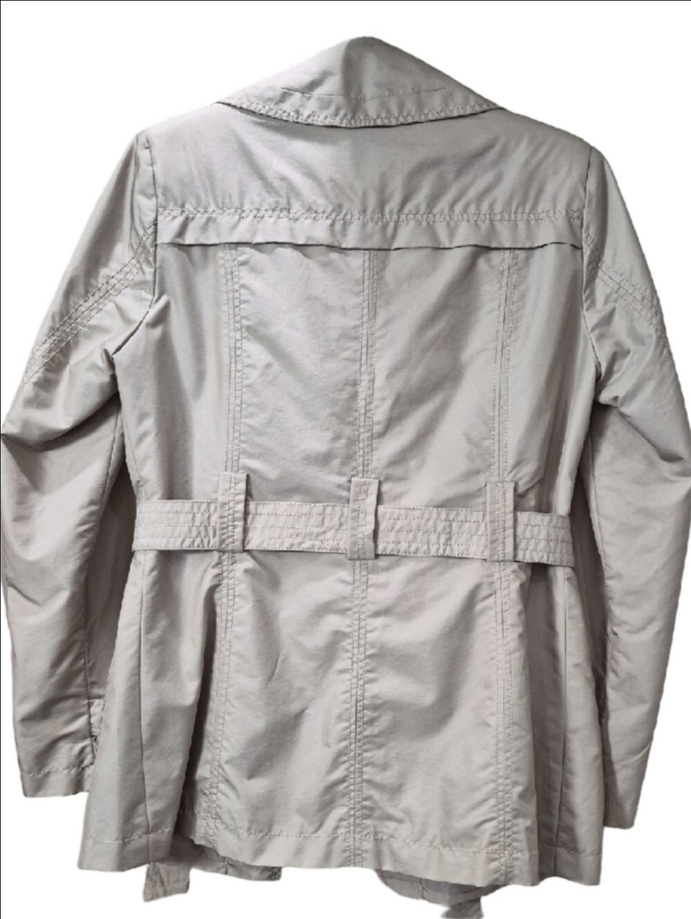 Reitmans Beige Trench Coat with Waist Tie - Picture 7 of 13